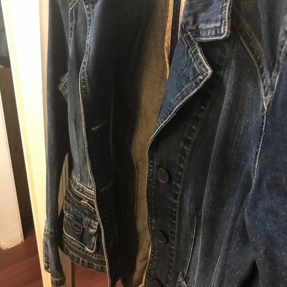 CUTE LADIES OLD NAVY JEAN JACKET - Picture 4 of 5
